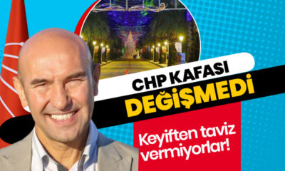 İzmir’in suyu yok ama yılbaşı kutlamaları için caddeler hazır… (videolu haber)