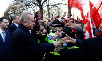 Londra’da Başkan Erdoğan sevgisi…
