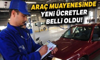 Araç muayene ücretleri belli oldu!.