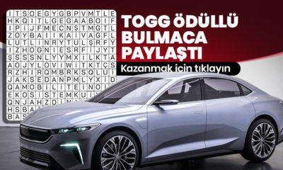 TOGG’dan bulmacalı paylaşım… Eksiksiz çözen 51 kişiye hediye verilecek!. (tıklayın kazanın!)