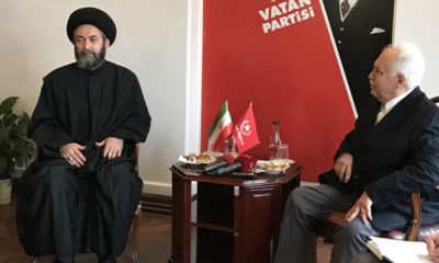 Hamaney’in temsilcisi Doğu Perinçek’i ziyaret etti!.