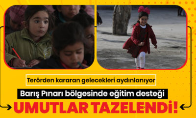 Barış Pınarı Bölgesinde terör mağduru çocuklara eğitim desteği…