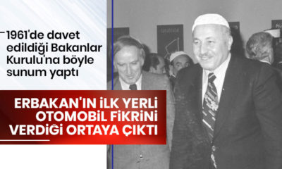 İlk yerli otomobil fikri Erbakan Hoca’nındı!.