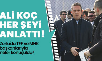 Ali Koç her şeyi anlattı: “Hakem atamalarını ele aldık!.”