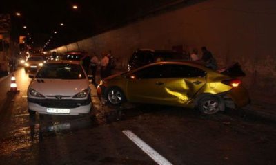 TEM’de zincirleme kaza… Trafik durma noktasına geldi!.