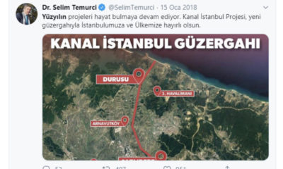 O da kıvırdı!. Geçen yıl öve öve bitiremediği Kanal İstanbul’a Bay Davut’un partisine geçince çamur attı!.