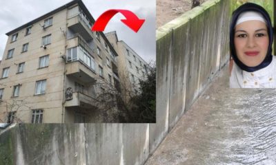 İstanbul’da akılalmaz olay!. Genç kadın beşinci kattan dereye düştü!.