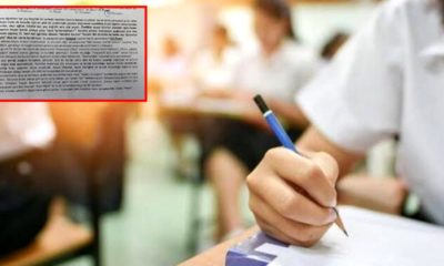 Milli Eğitim Bakanlığı öğrenciyi aşağılayan soruyu soran öğretmenle ilgili soruşturma başlattı!.