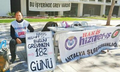 CHP’li belediyenin önünde tek başına grev başlattı!. “Namus sözünü tutmadılar!.”