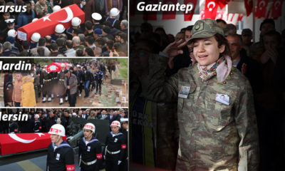 Yürek burkan veda… Şehit nişanlısını asker kıyafetiyle uğurladı!.