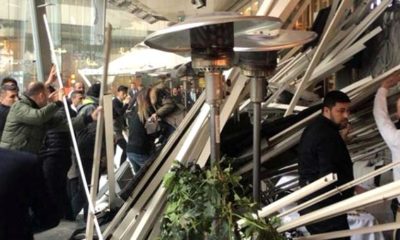 İstanbul’da bir AVM’de kafenin çatısı çöktü: Yaralılar var!.
