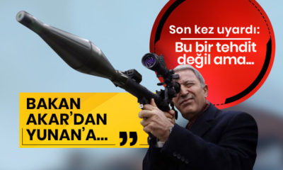 Hulusi Akar: “Yunanistan, uluslararası hukuka uygun davranmalı…”