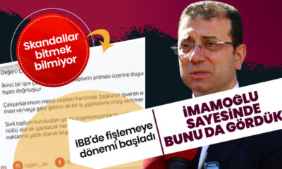 İstanbul Büyükşehir Belediyesi’nde fişleme dönemi mi başladı?.
