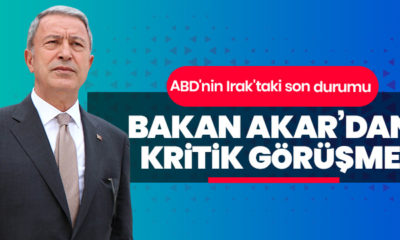 Milli Savunma Bakanı Hulusi Akar, Birleşik Devletler Savunma Bakanı ile görüştü!.
