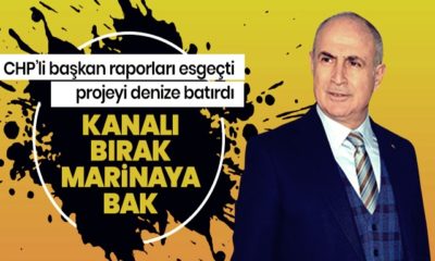 CHP’li Başkanın Yat Limanı Projesi denize gömüldü!.