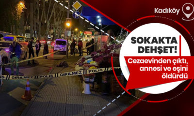 Kadıköy’de dram! Cezaevinden çıktı, annesini ve çiçek satan eşini öldürdü!.