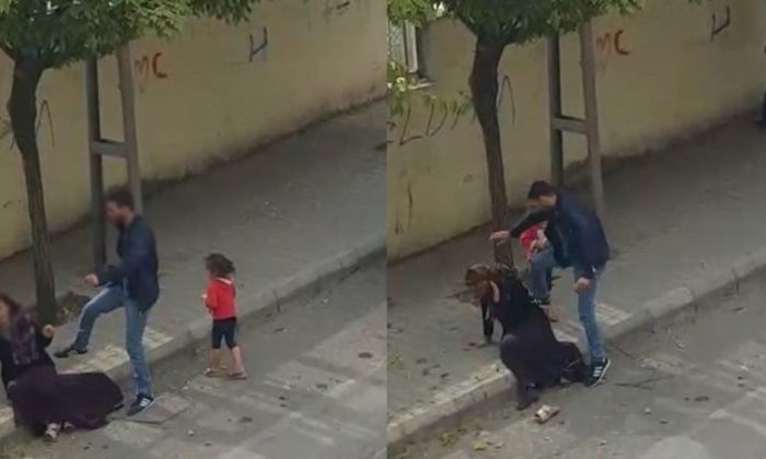 Sokak ortasında eşini öldüresiye döven şerefsiz mahkeme tarafından serbest bırakıldı!. (Tıkla İzle)