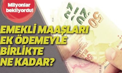 SSK, SGK ve Bağkur emekli maaşları ek ödemeyle ne kadar oldu?.