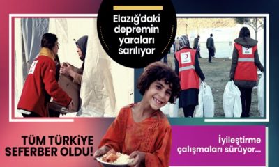 Elazığ’da yaralar sarılıyor!.