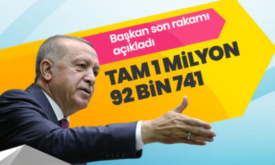 Başkan Erdoğan TOKİ’nin 100 bin konut projesine başvuranların sayısını açıkladı!.