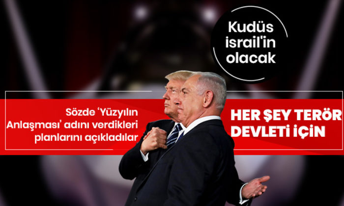Terörist İsrail ve sahibi Amerika duyurdu! Kudüs İsrail’in olacakmış!.