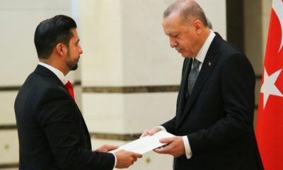 Guatemala Büyükelçisi Barrios, Cumhurbaşkanı Erdoğan’a güven mektubu sundu!.