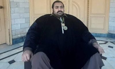 444 kiloluk Pakistanlı Hulk Arbab Khizer Hayat kendine eş arıyor!.