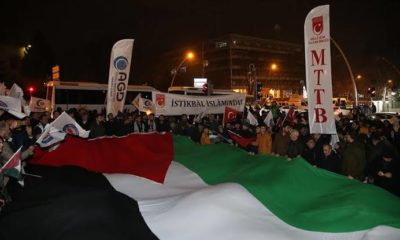 Ankara’da Amerika’nın sözde Orta Doğu barış planı protesto edildi!.