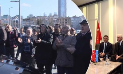 Ekrem İmamoğlu’na Şişli’de protesto…