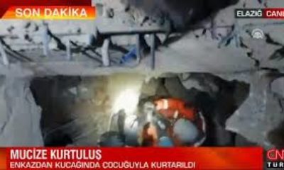 Bir mucize daha! 23 saat sonra kucağında çocuğuyla kurtarıldı!.