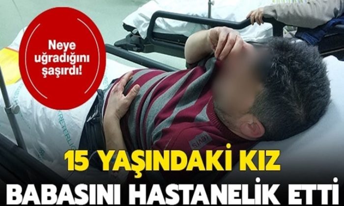 15 yaşındaki kız babasını bıçaklayarak yaraladı!.