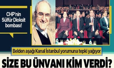 Kanal İstanbul “Erkekliği öldürür” diyen Prof. Dr. Cemal Saydam’a tepkiler büyüyor!. (video haber)
