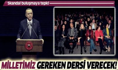 Başkan Erdoğan’dan “tiyatro” tepkisi: “Milletimiz gereken dersi verecek!.”