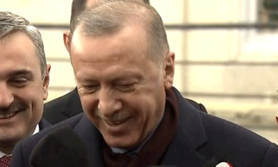 Gazetecinin sorusu üzerine Başkan Erdoğan: “Aferin, bana unuttuğumu hatırlattın!.”