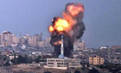 Terörist İsrail yine Gazze’yi vurdu!.