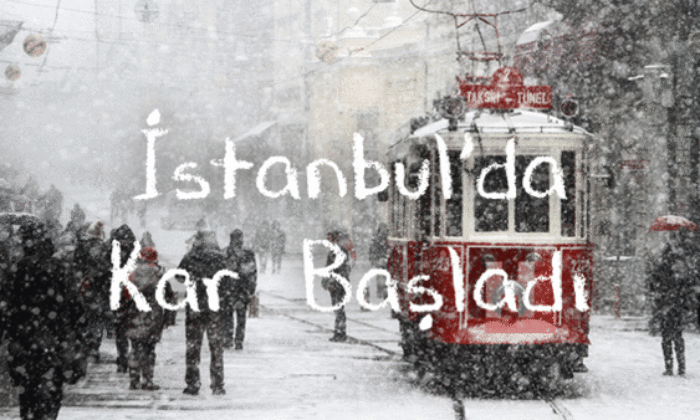 İstanbul’da beklenen kar yağışı başladı!.