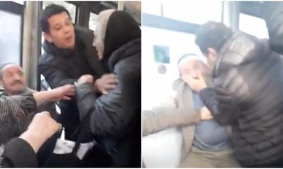 Ataşehir’de Yaşlı yolcular otobüsü birbirine kattı!. Küfürler havada uçuştu… (Tıkla İzle)