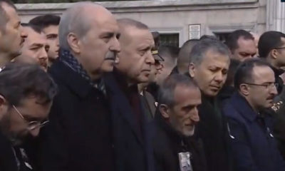 Çığ şehitlerine veda… Başkan Erdoğan şehit Cihan Erat için düzenlenen cenaze törenine katıldı!.