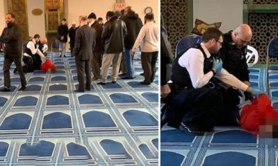 İngiltere’de camiye saldırı!. Din görevlisini bıçakladı!.