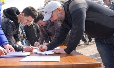 Sivas’ta bir grup, askere gitmek için dilekçe verdi!.