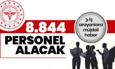Kamuda 8 bin 844 sözleşmeli sağlık personeli işe alınacak!.