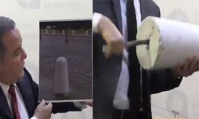 CHP’li başkan toplantıya beton dubayla geldi!.