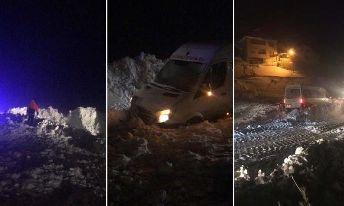 Karadeniz’de çığ felaketi!. Yol ulaşıma kapandı!.