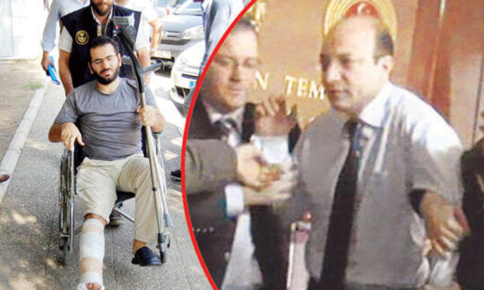 Firar edip kaçarken kırdığı bacağını gösterip “Türkiye’de işkence gördüm” diyerek sığınma hakkı istedi!.