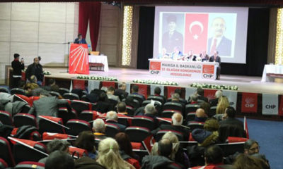 CHP Manisa İl Kongresi’nde başkan konuşma yaparken atılan tweet olay oldu!.