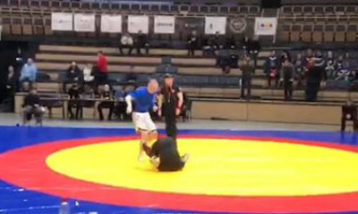 Boynu kırılan güreşçi felç geçirdi!. O dehşet anları saniye saniye kameralara yansıdı!. (Tıkla İzle)