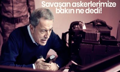Hulusi Akar İdlib’de ki faaliyetlerin idare edildiği Taktik Komuta Yerinde…