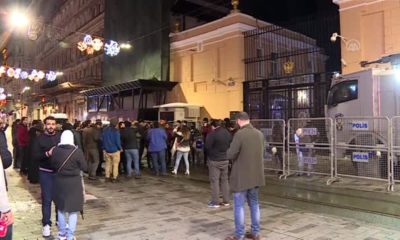 İdlib’te ki saldırı Rusya’nın İstanbul Başkonsolosluğu önünde protesto edildi!.