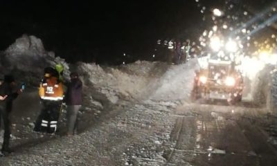 Kayseri’de çığ düştü! Kayseri-Kahramanmaraş kara yolu çığ düşmesi sonucu ulaşıma kapandı!. (video haber)