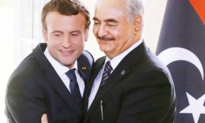 Teröre kucak açtı! Macron, darbeci Hafter’i Fransa’ya davet etti!.